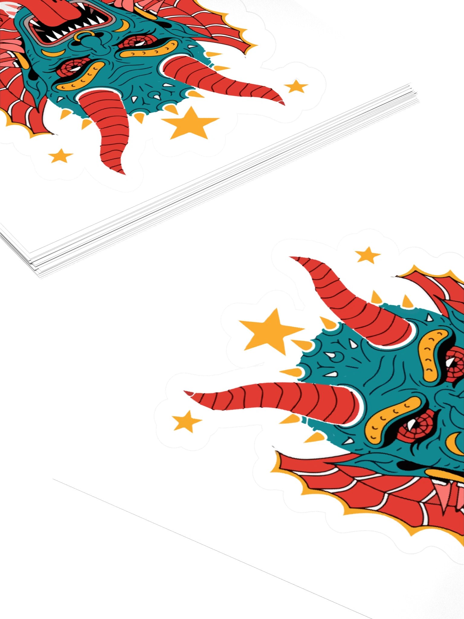Demonic Kiss Cut Stickers product image (4)