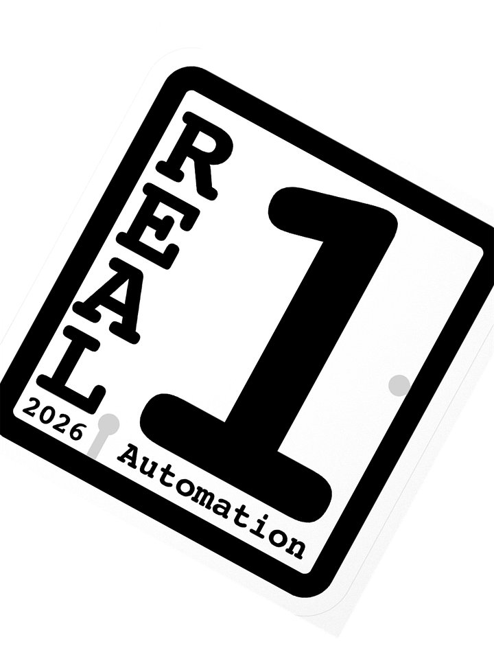 REAL 1 Sticker product image (2)