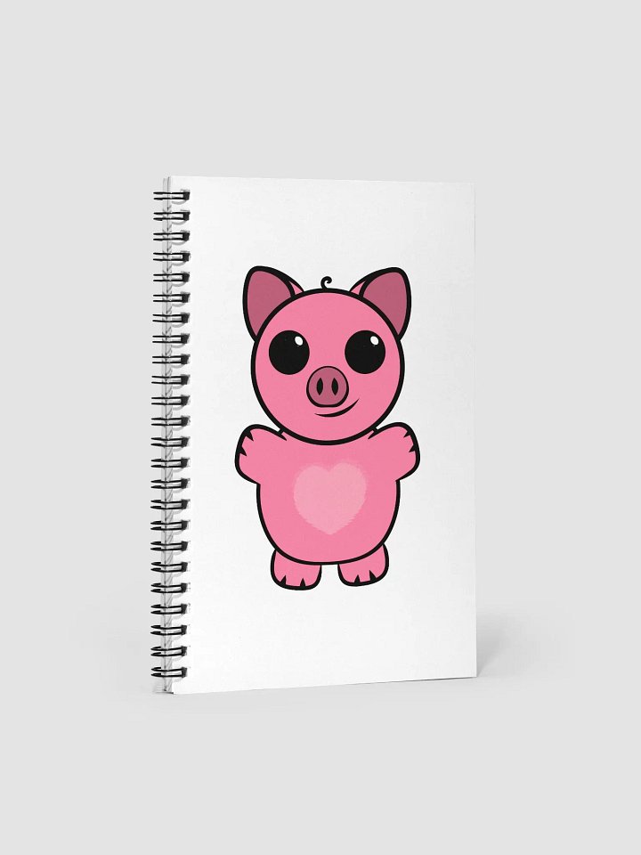 Squiggly Heart Spiral Notebook product image (2)