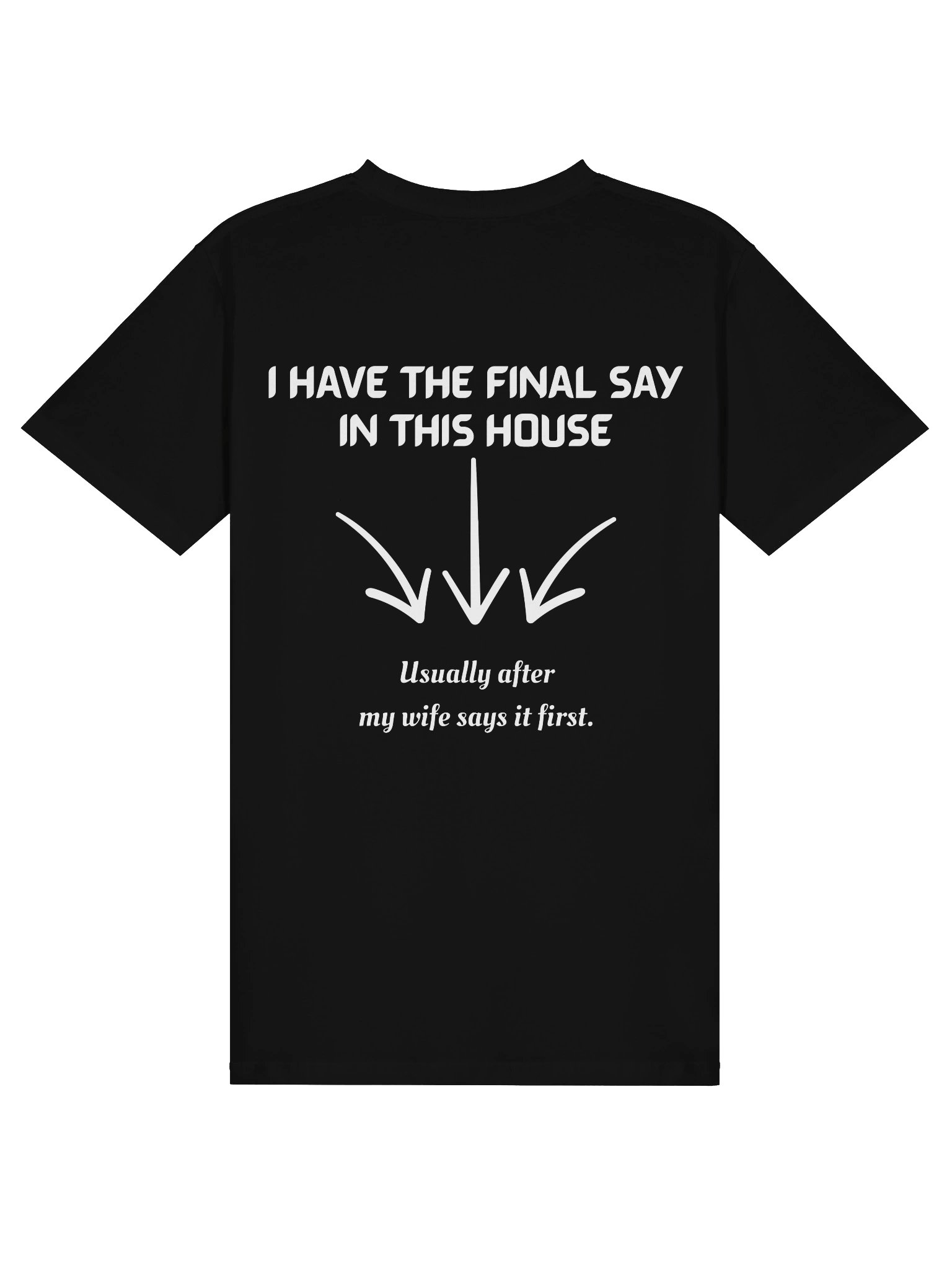 I HAVE THE FINAL SAY IN THIS HOUSE T-shirt product image (2)