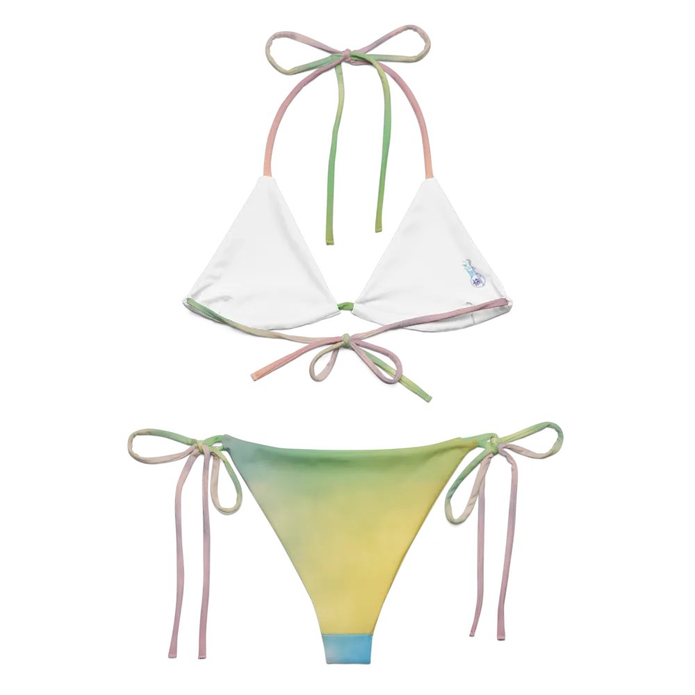 Blur cloud rainbow Design String Bikini - V10 product image (5)