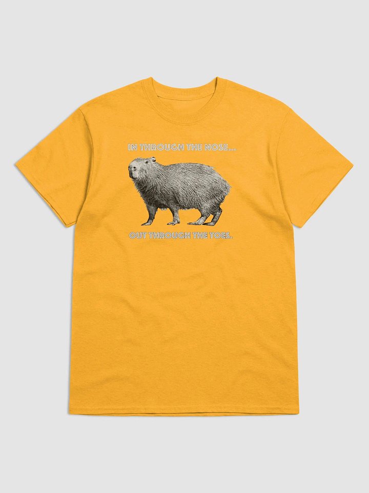 Lunch Therapy - Capybara In Through the Nose... - Unisex Jersey Short Sleeve Tee product image (1)