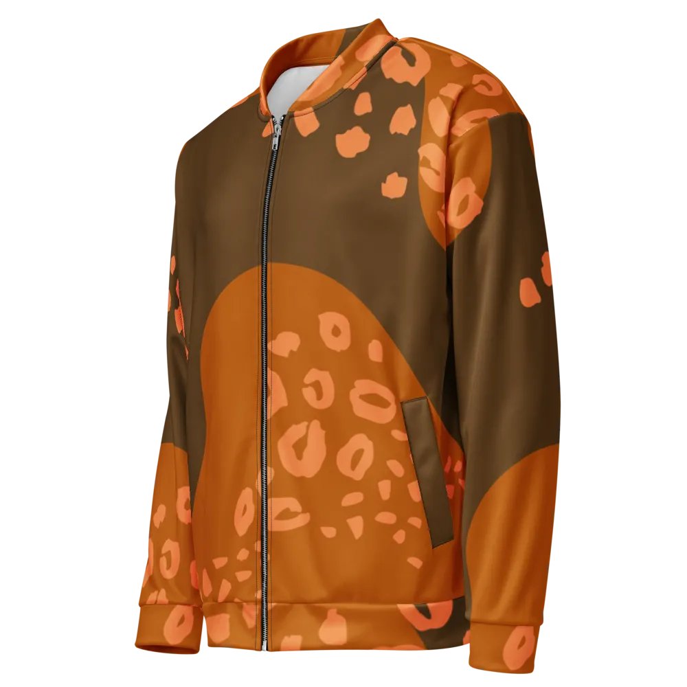 Orange Wild Blend All-Over Bomber Jacket product image (5)