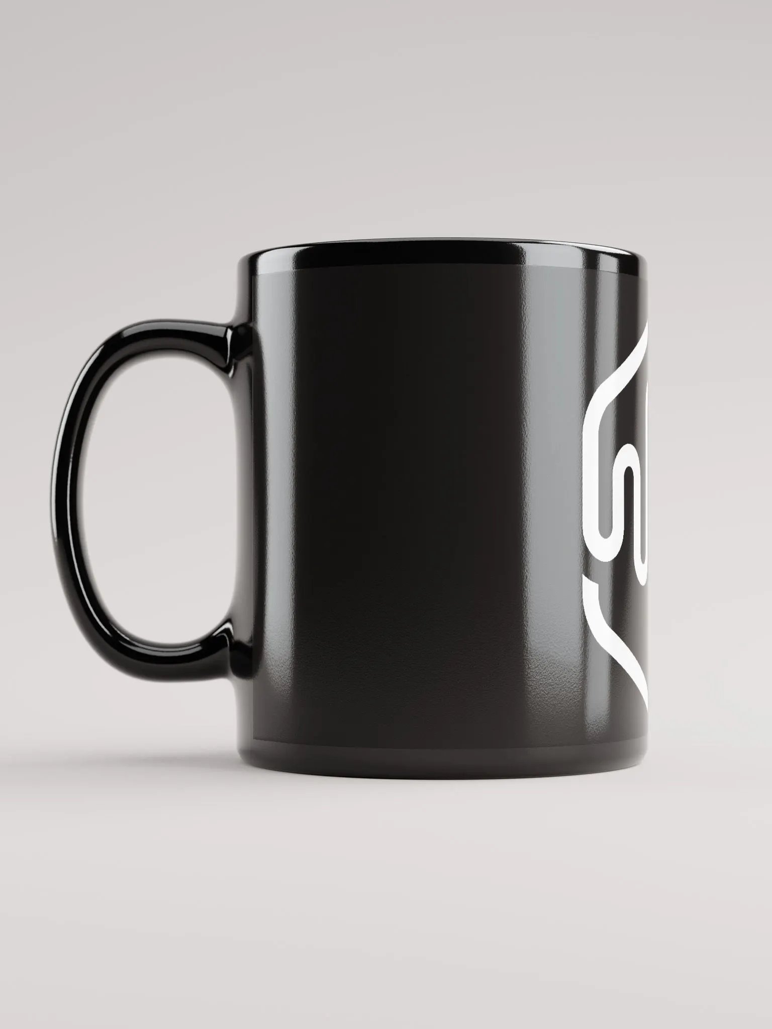 Black Glossy Mug product image (6)