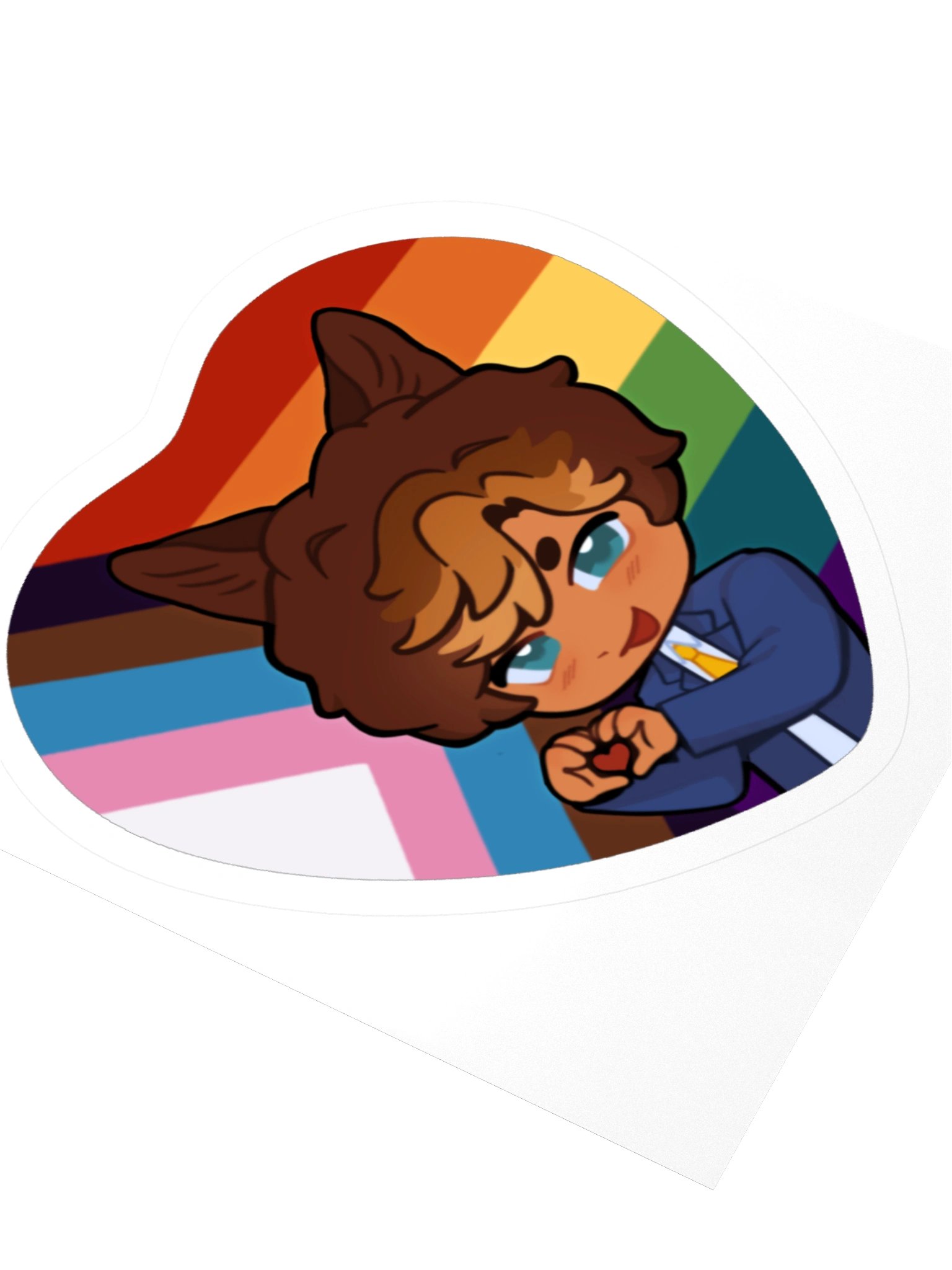 Scorpio PRIDE Heart Sticker product image (3)