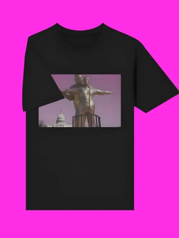 Trump and Epstein Titanic Statue T-Shirt product image (146)
