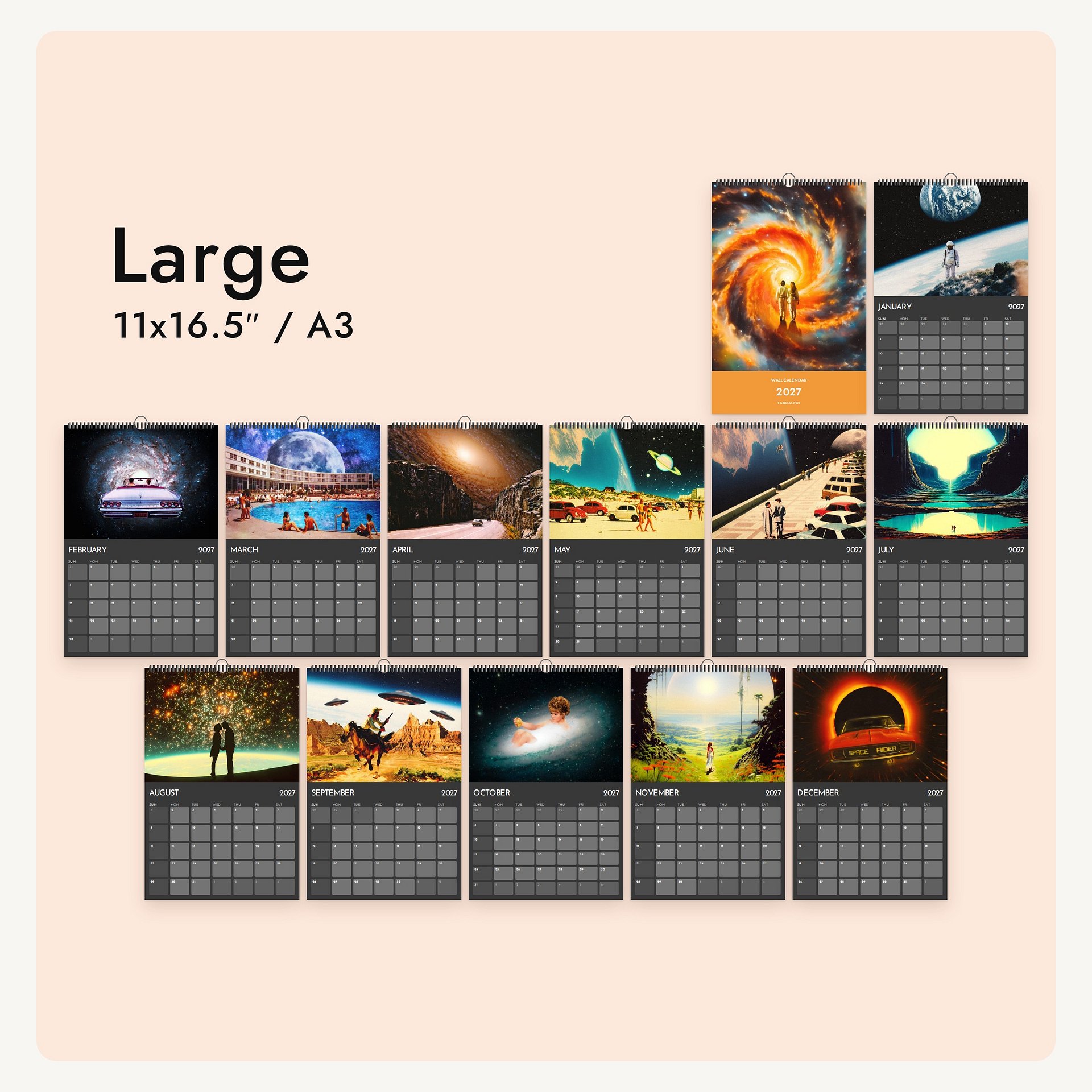 Glimpses From Another Galaxy 2027 Calendar product image (6)