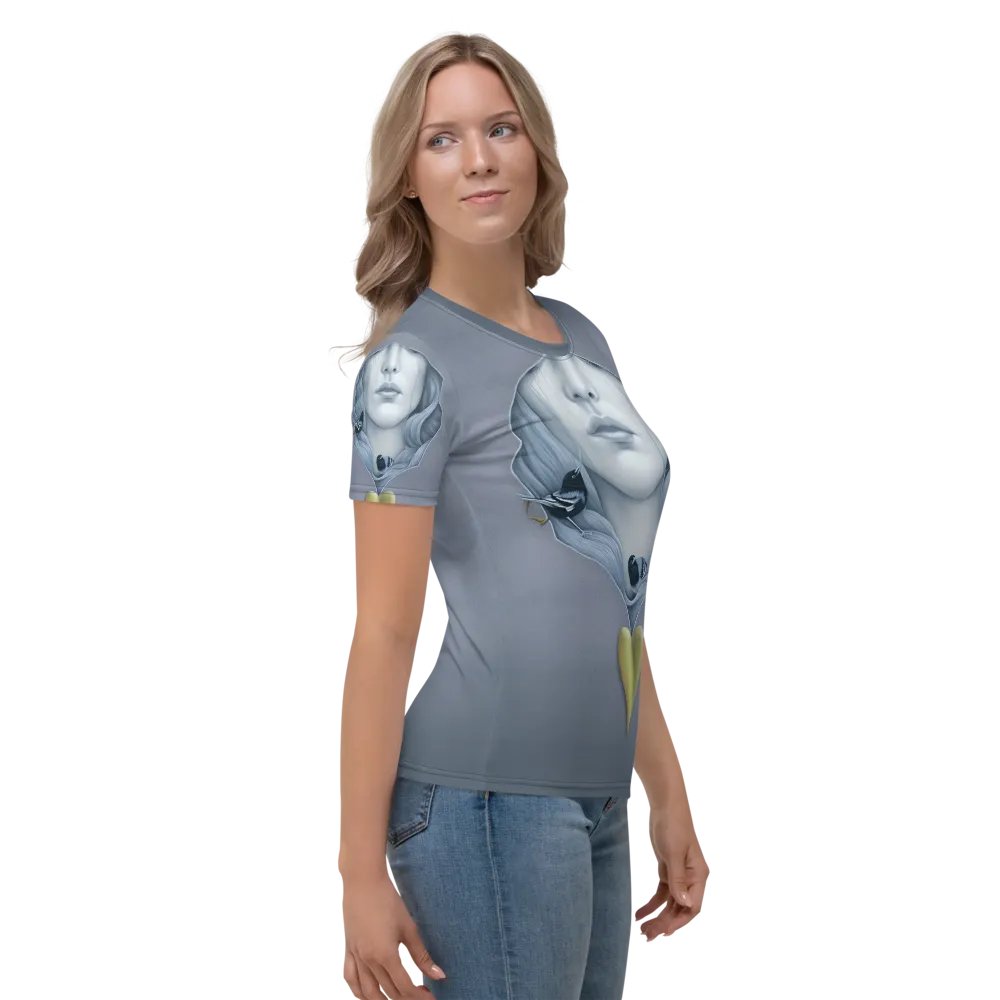 Creative face T shirt product image (8)