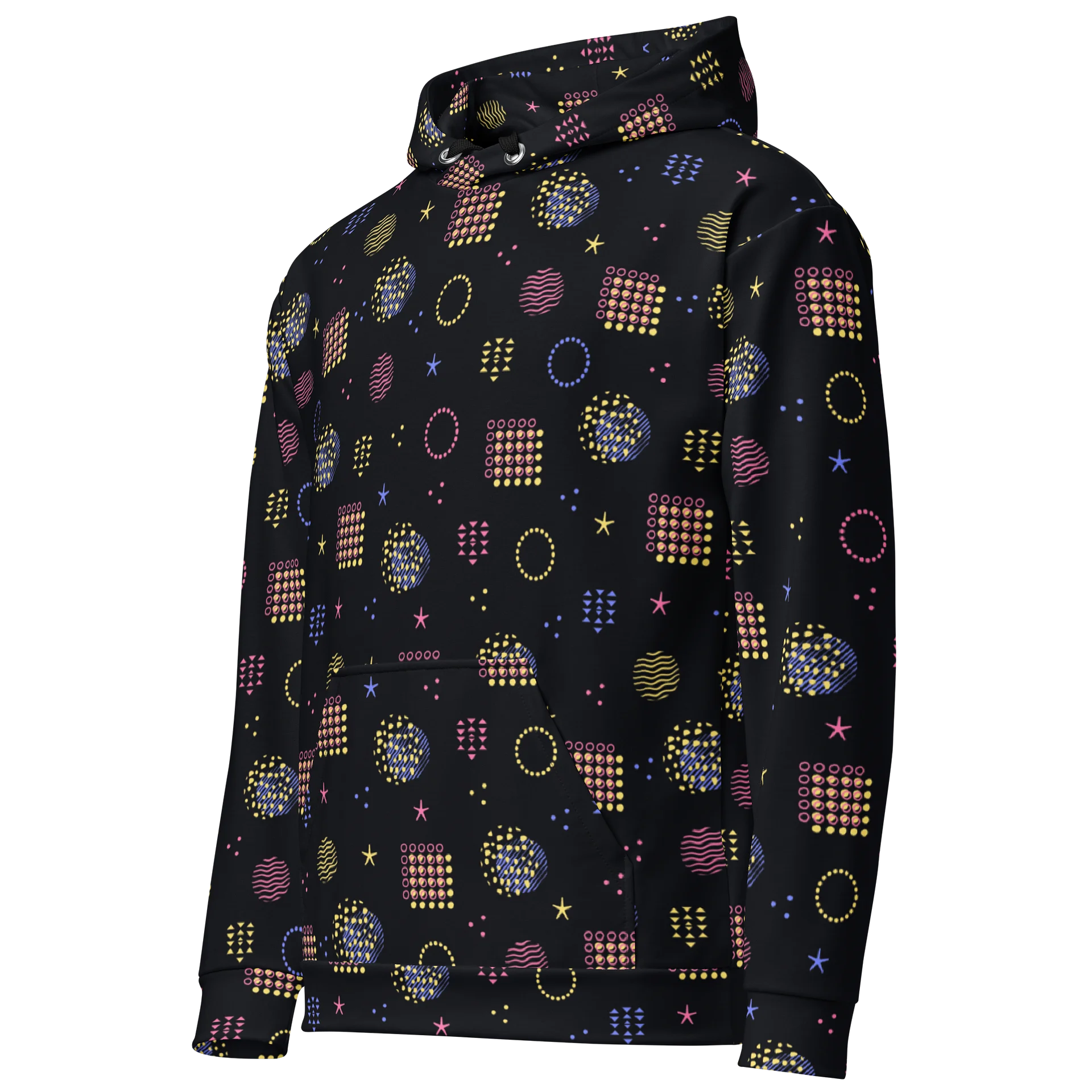 Comfortable Unisex Hoodie with Cosmic Geometry Print product image (2)