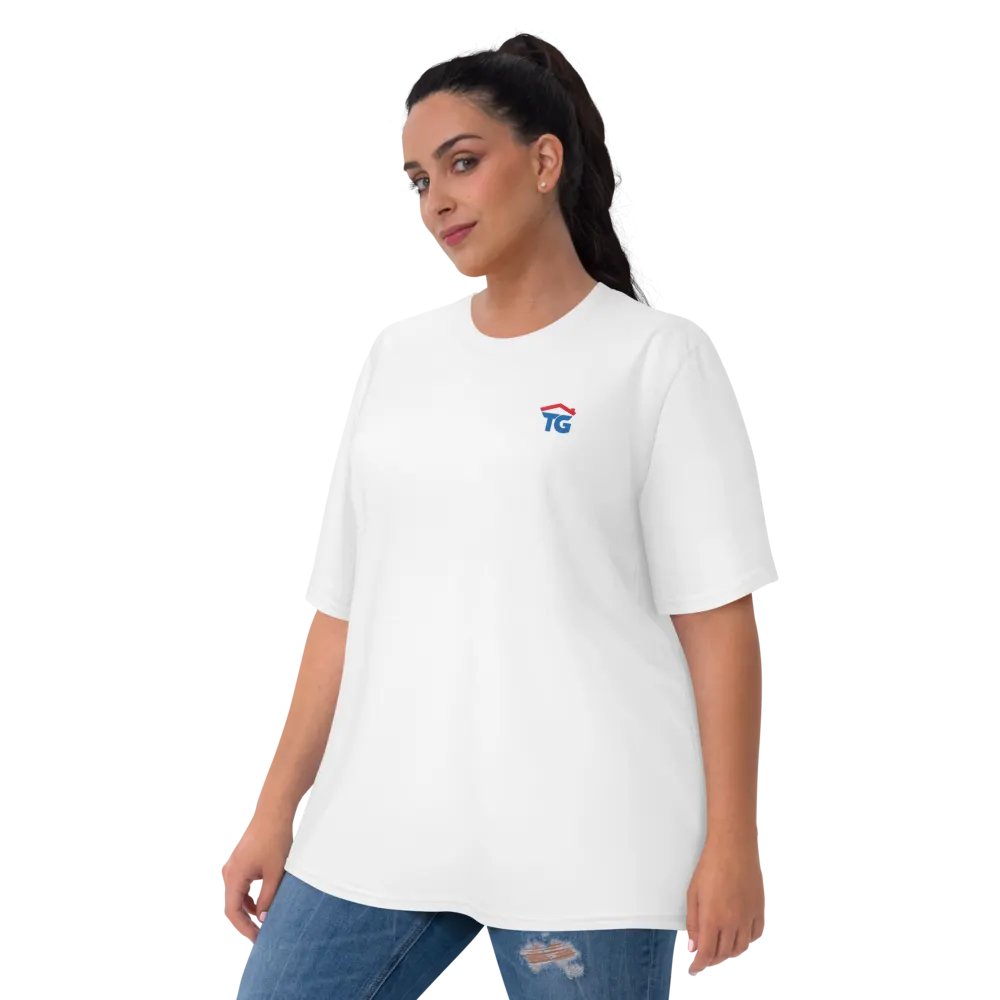Women's TG White Crew Neck T-Shirt product image (10)