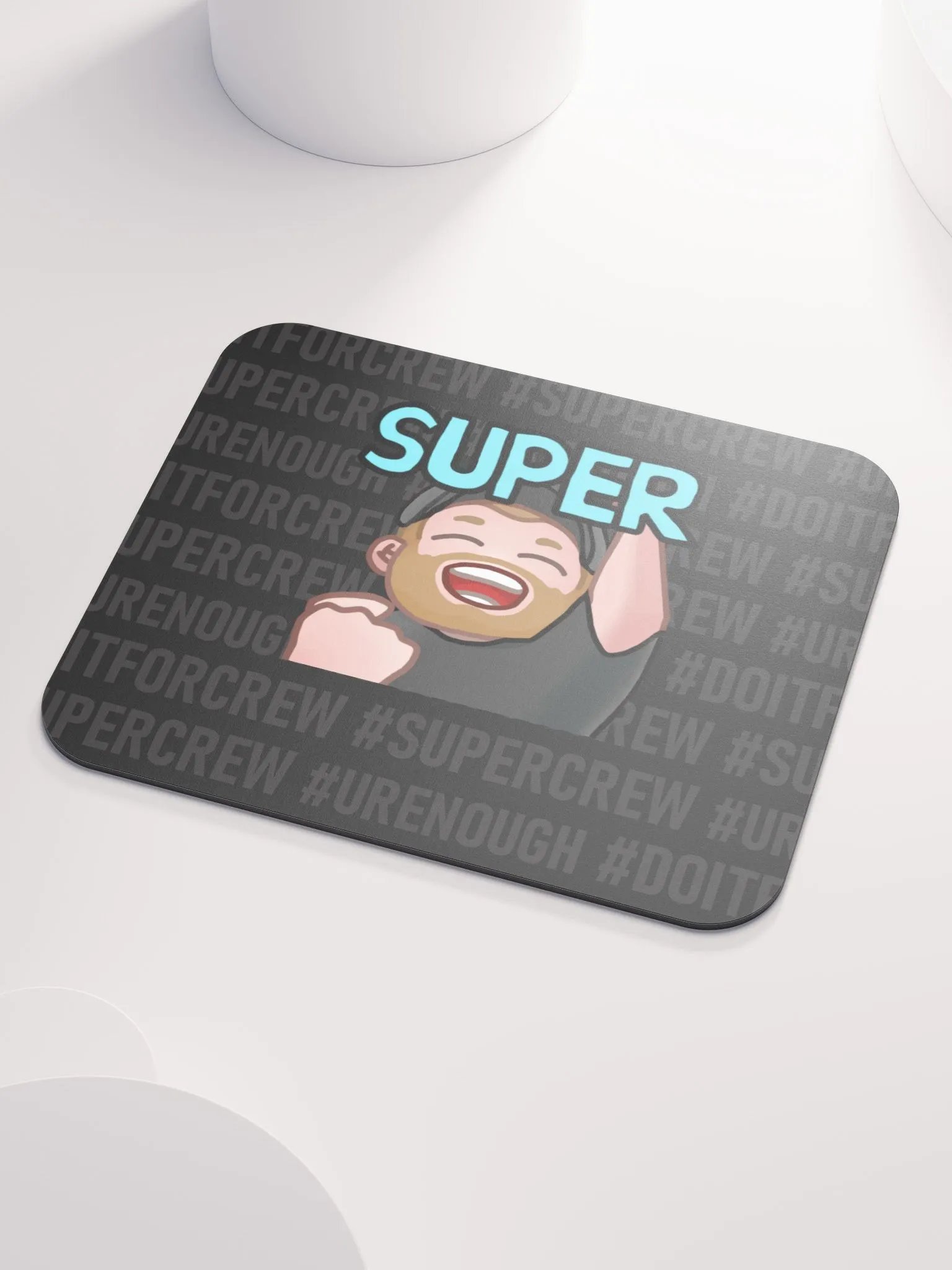 #DOITFORCREW - Standard Mouse Pad - black product image (3)