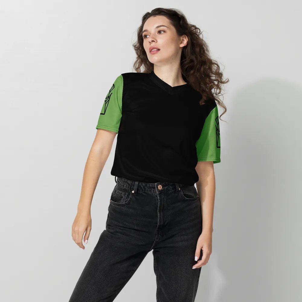 Reverence Icon / MO Unisex Sports Jersey / Black + Olive product image (11)