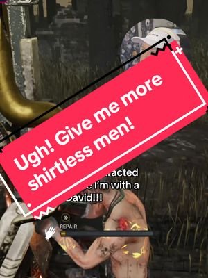 I just love shirtless men!!!  #deadbydaylight #dbdcreator #lgbt #twitchstreamer #lgbtstreamer 