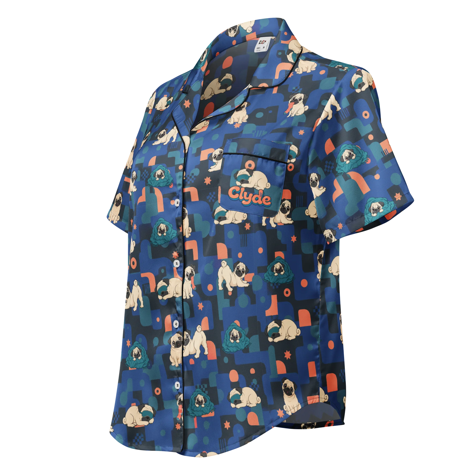 CB02 - Clyde Pajama Top (Womens SS) product image (1)