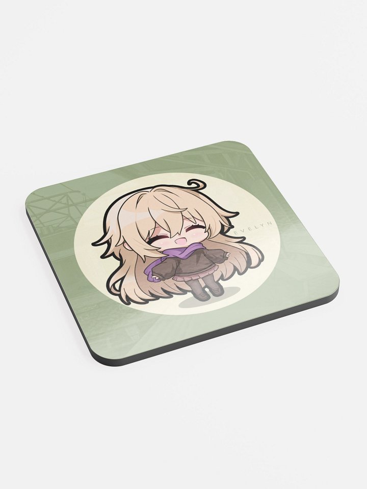 Evelyn Glossed Cork Coaster product image (2)