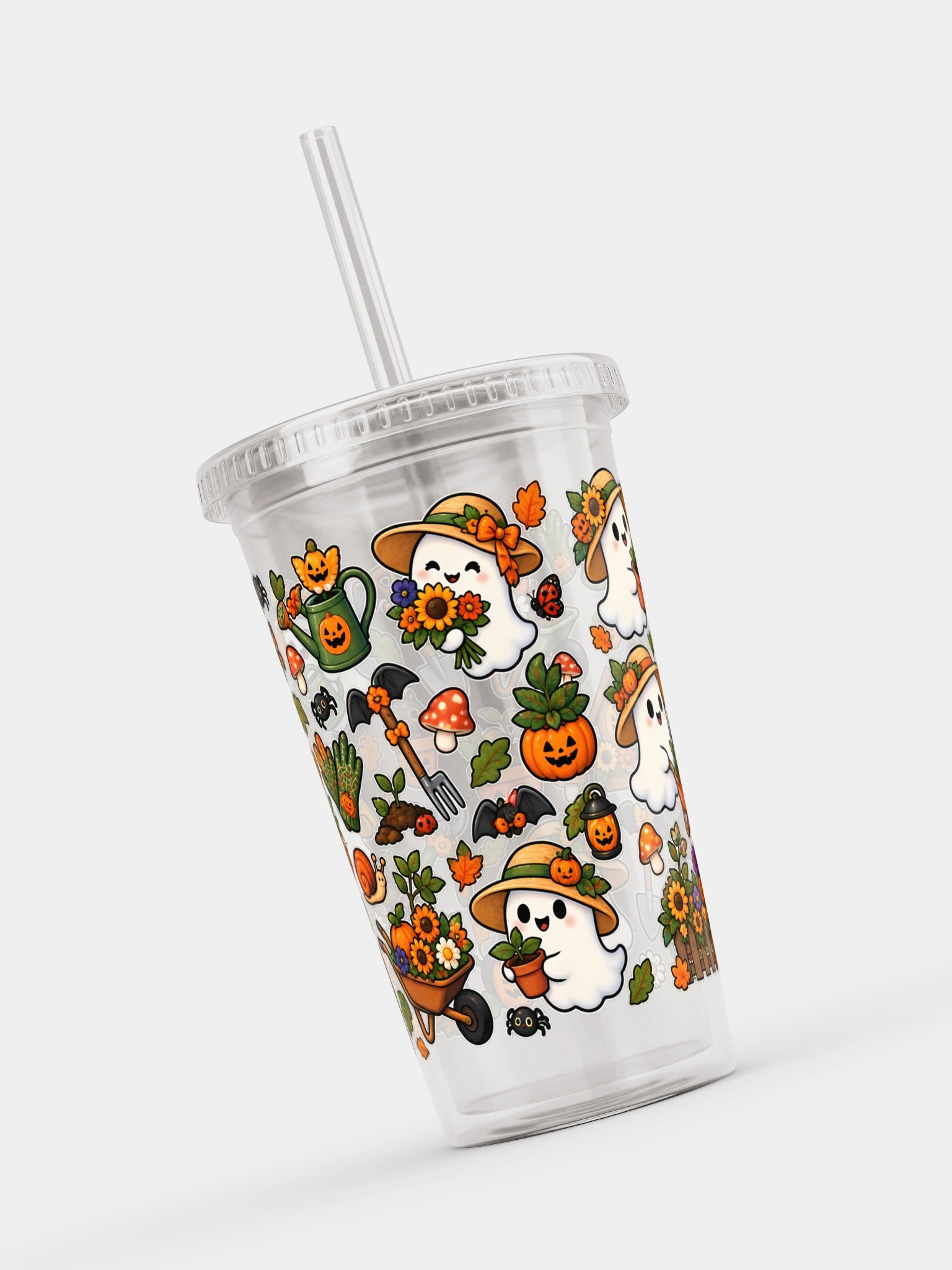 Halloween X Gardener Vibes Clear Dual Wall Tumbler 16 Oz (473 ml) product image (8)