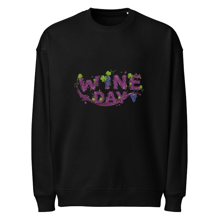 Wine Day - Grapevine Celebration Organic Sweatshirt product image (1)