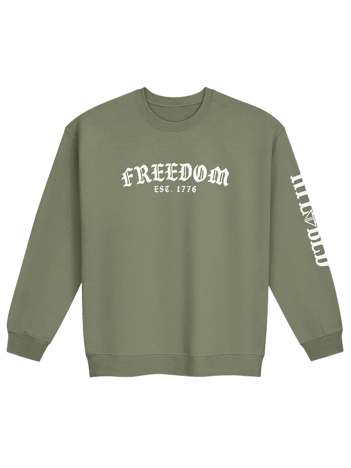 1776 CREWNECK (WHITE LOGO) product image (1)