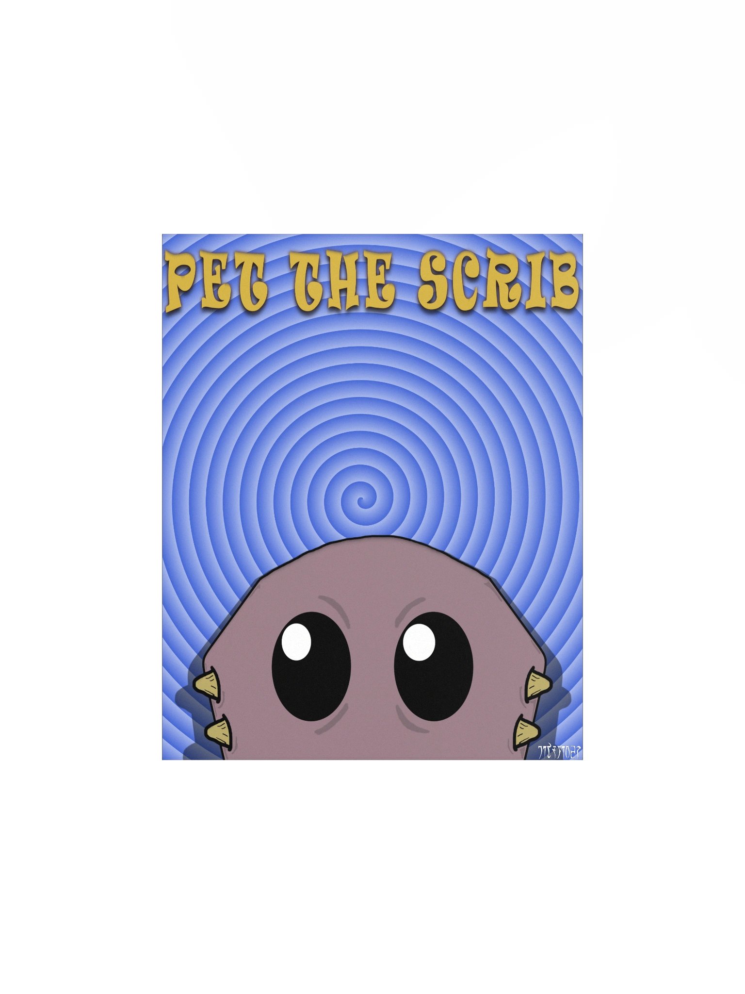 PET THE SCRIB Poster product image (2)