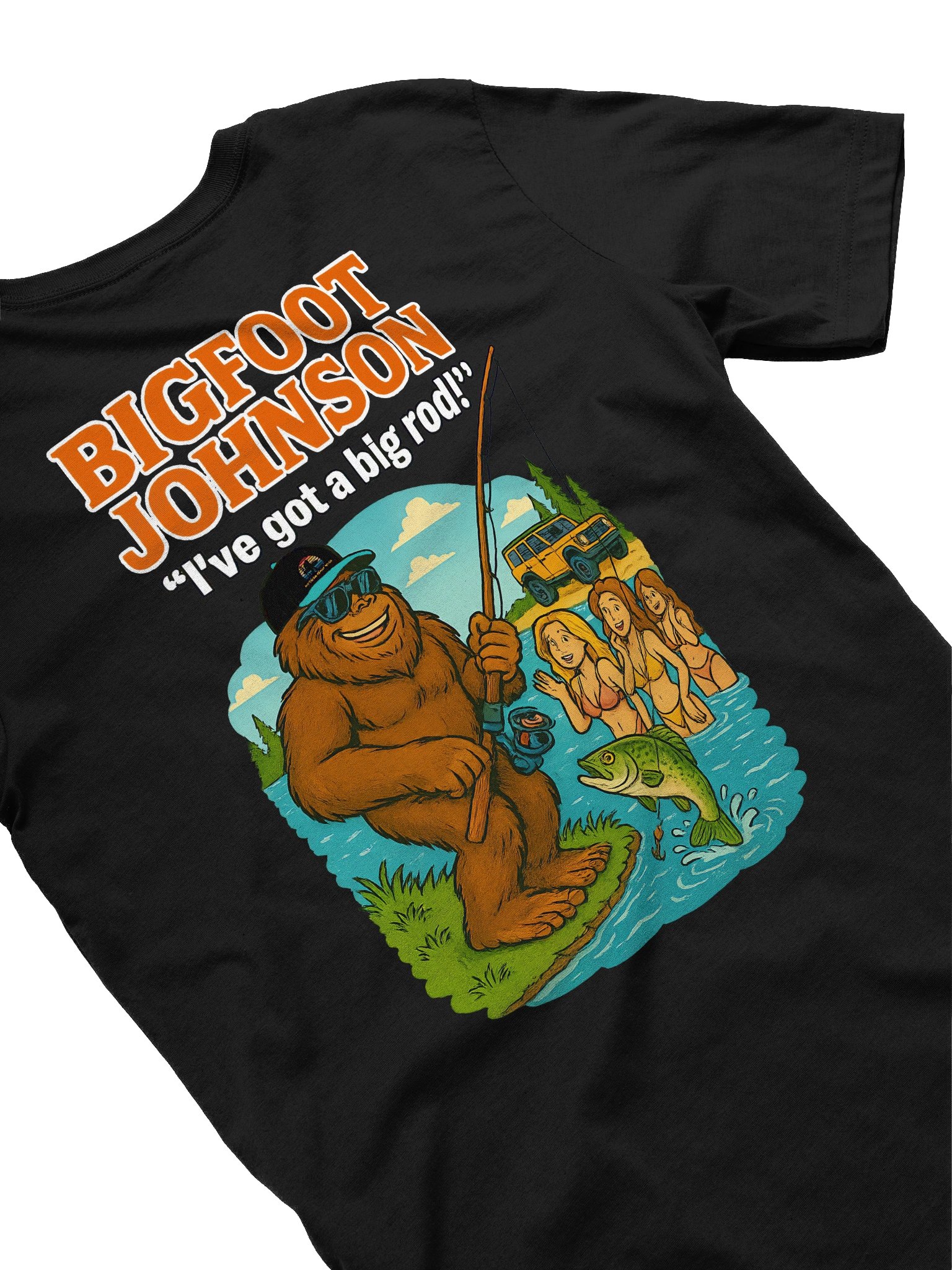 Bigfoot Johnson Big Rod Tee (Black) product image (4)