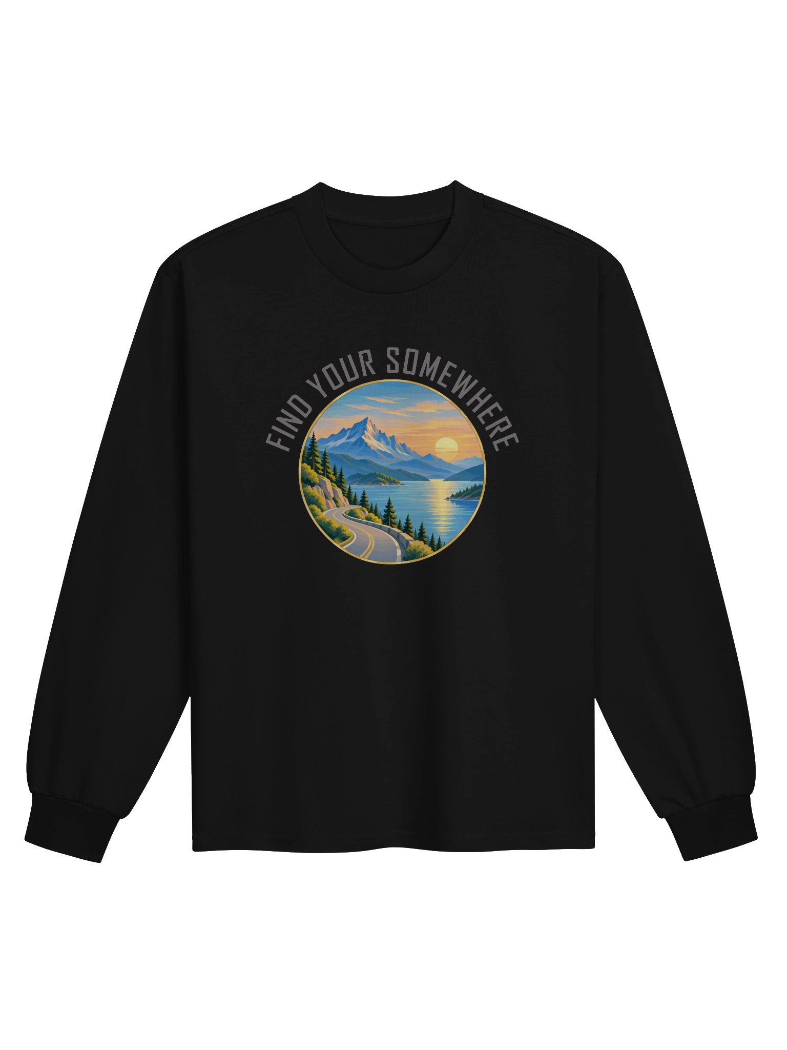 Find Your Somewhere | AS Colour Unisex Premium Heavyweight Long Sleeve Shirt product image (3)
