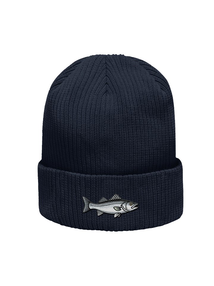 Embroidered Sea Bass Beanie Hat product image (1)