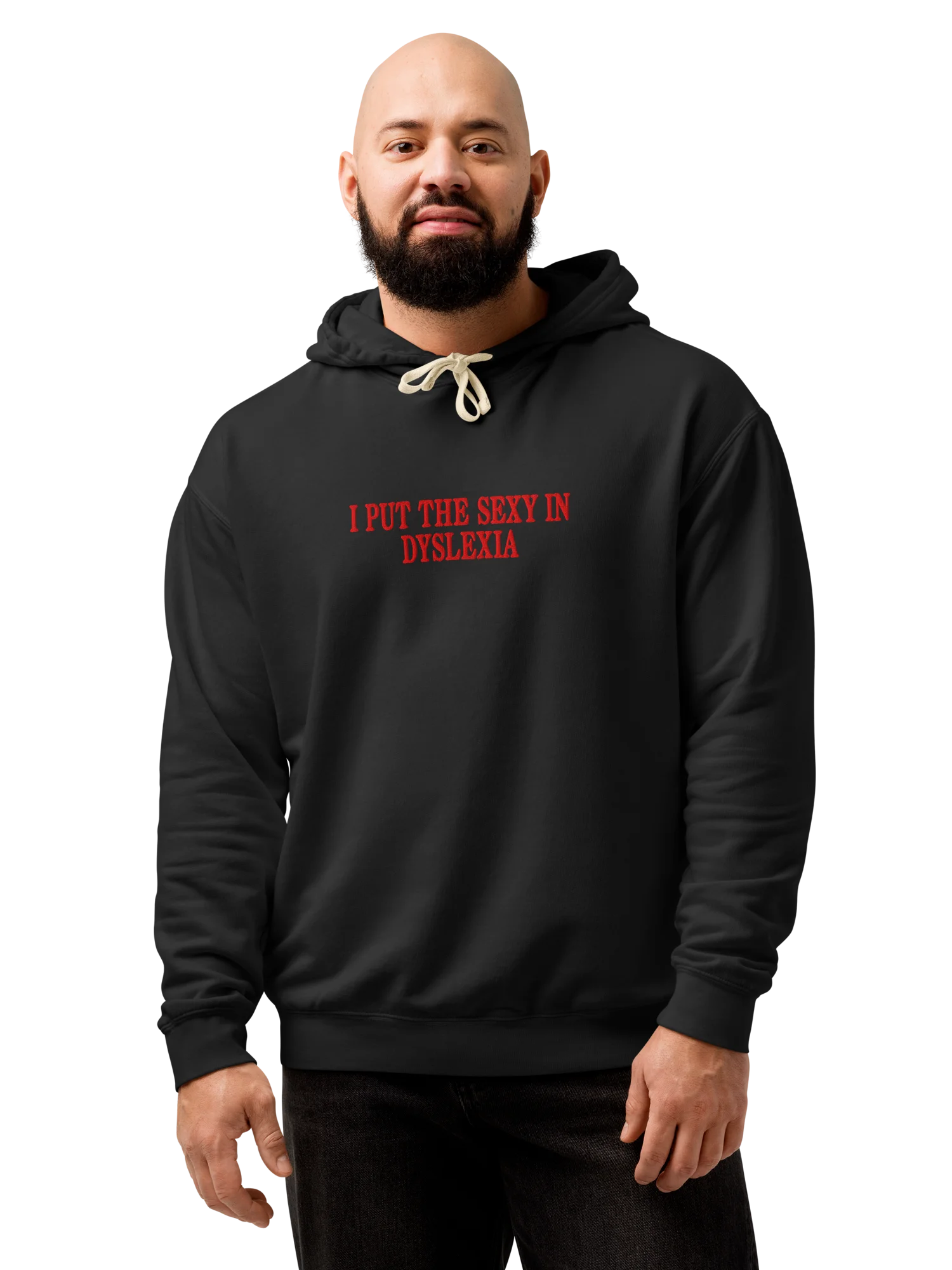 I Put the Sexy in Dyslexia Embroidered Comfort Colors Hoodie product image (5)
