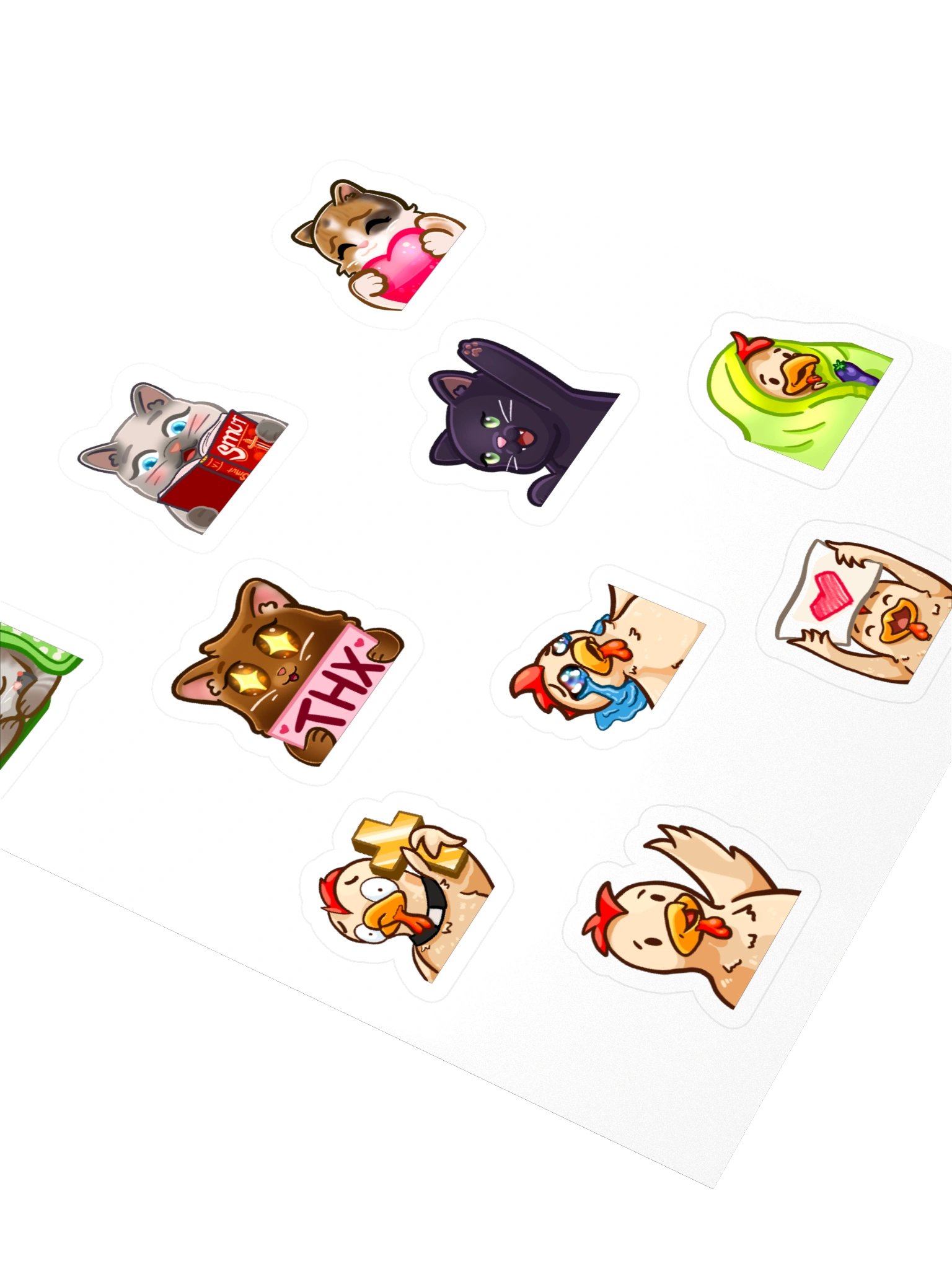 Cats and Cawks Stickers product image (3)