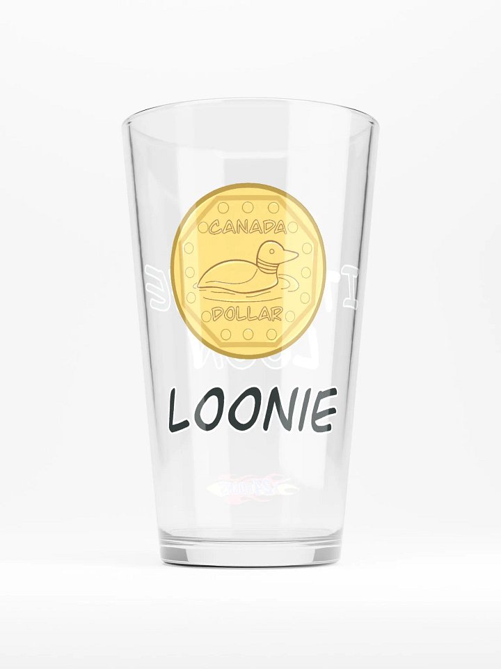Loonie Pint Glass product image (1)