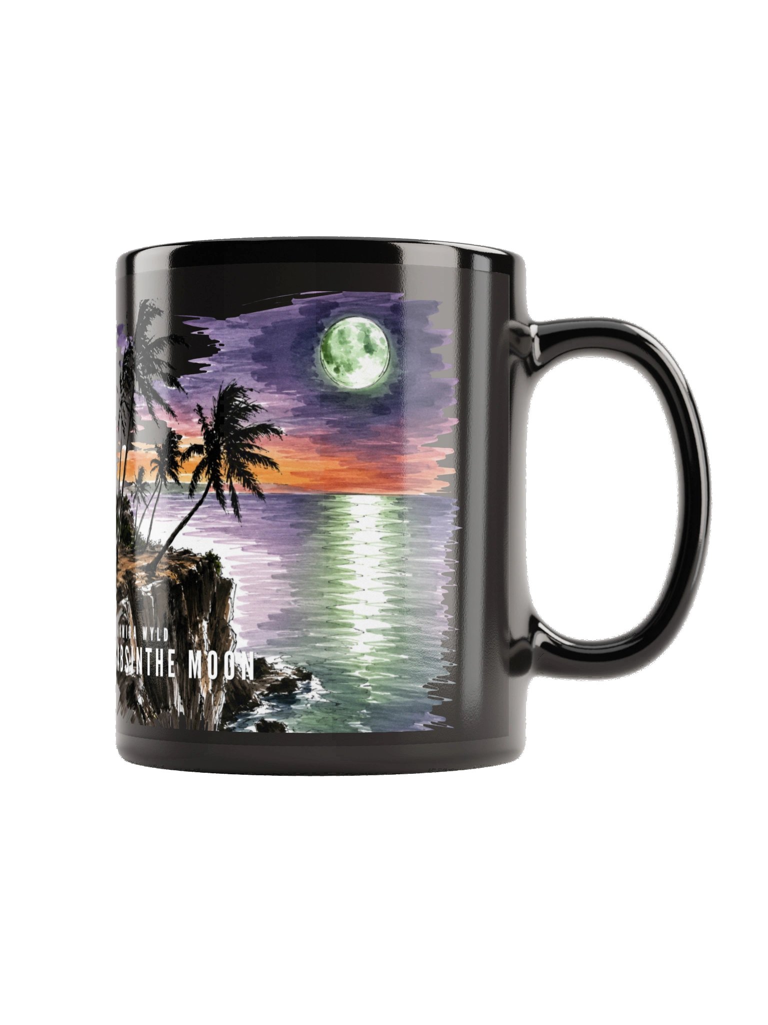 Absinthe Moon Sketch Edition Black Mug product image (5)