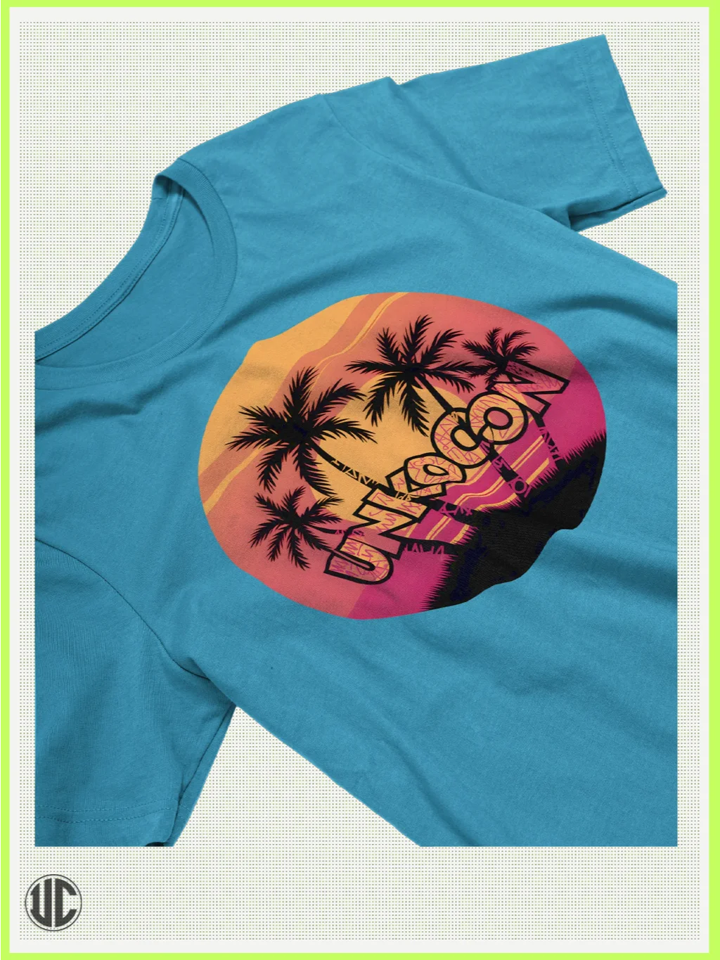 Sunset Mirage – UnkoCon Palm Tee product image (2)