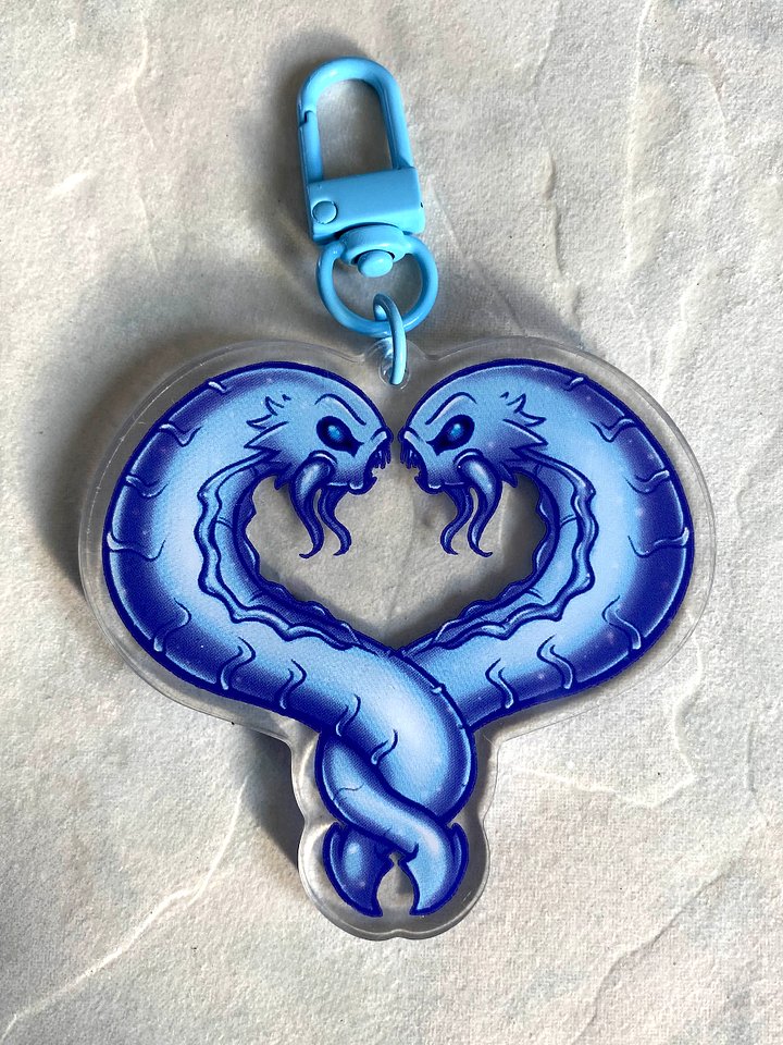 Astral Tadpoles Acrylic Keychain product image (1)
