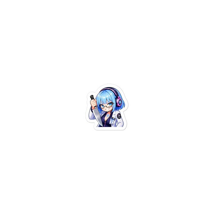 Lady Frost Knife Emote - Die Cut Sticker product image (2)