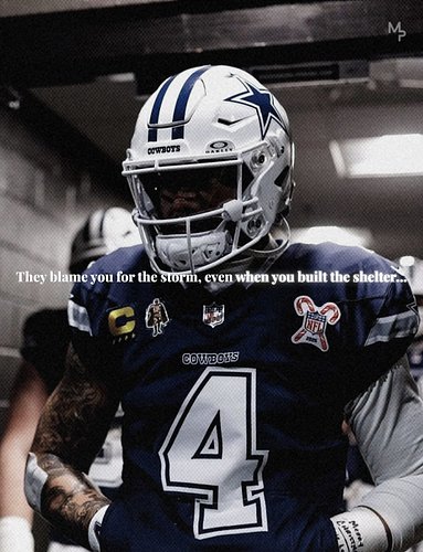 They only measure the mistakes, never the pressure...

When Dak makes an error, the sports media acts like it’s a crime. Ever...