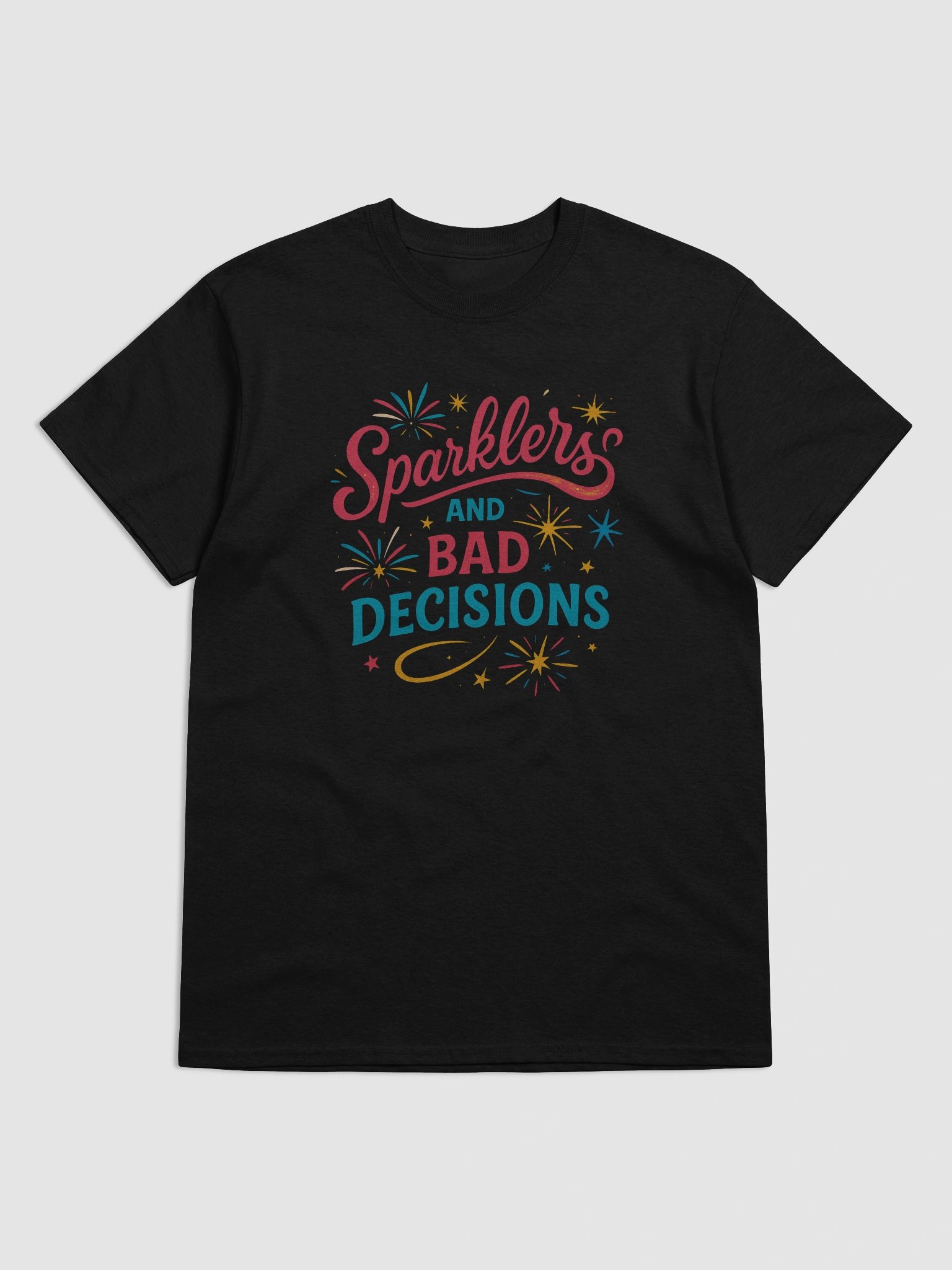 Sparklers and Bad Decisions Funny 4th of July Shirt product image (1)