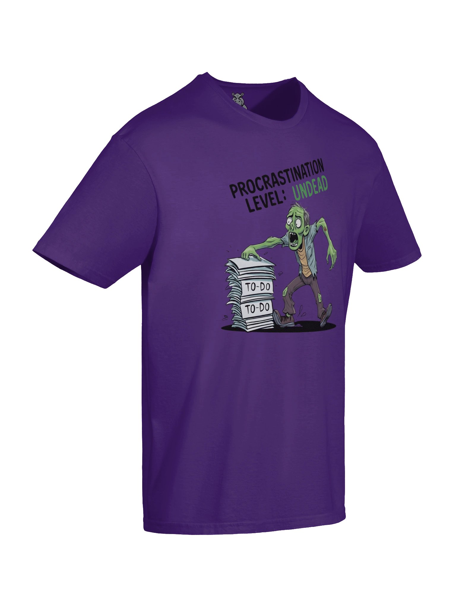 "Procrastination Level: Undead" Halloween - Zombie T-Shirt – Funny To-Do List Graphic Tee for Chronic Procrastinators product image (4)