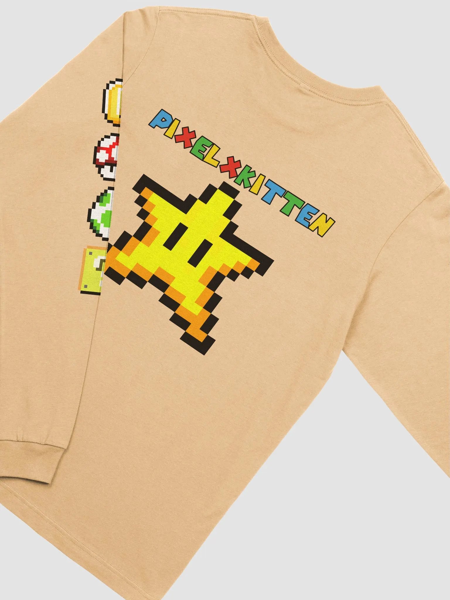 PixelxKitten Mario Supersoft Long Sleeve product image (12)