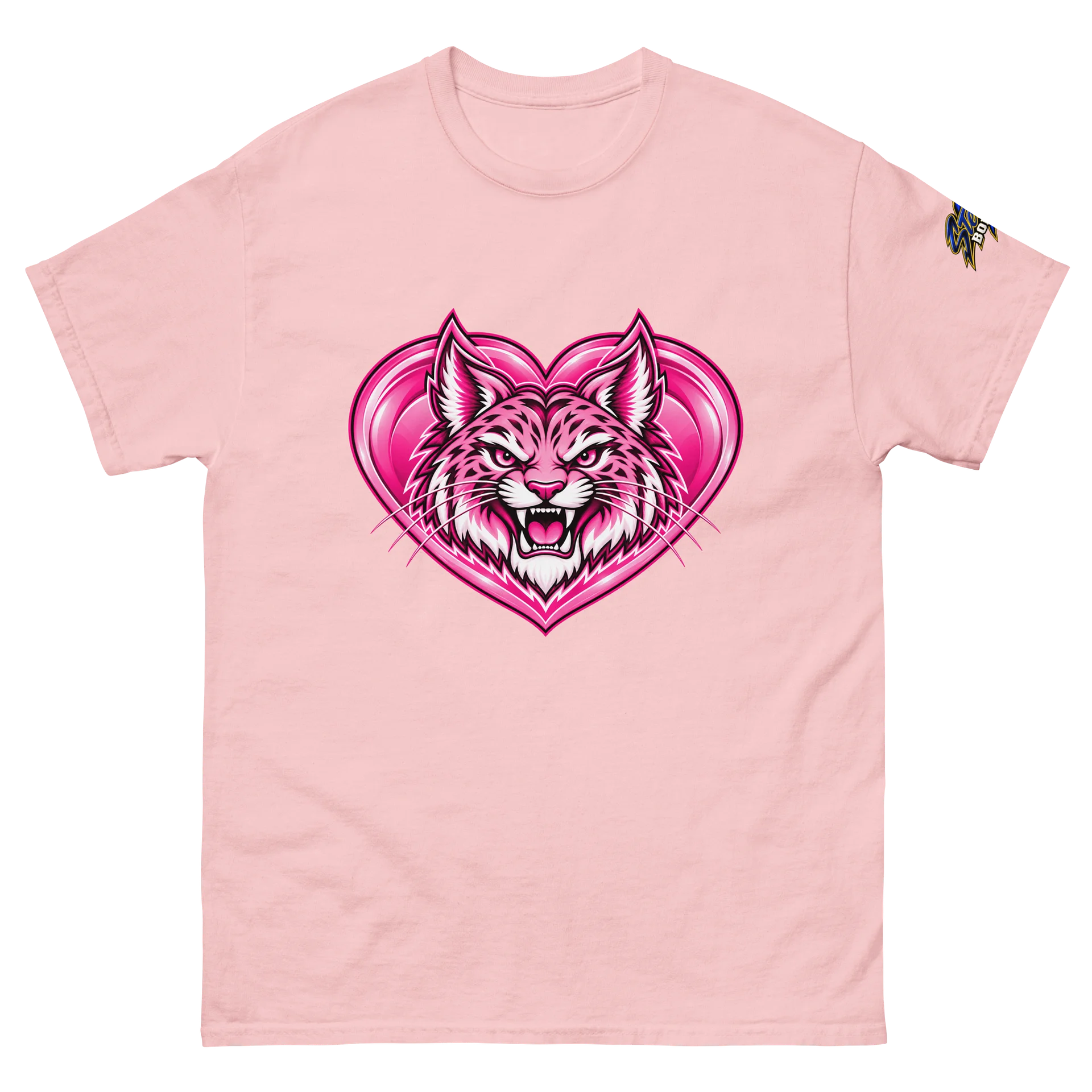 Neon Pink Bobcat Heart Tee product image (2)