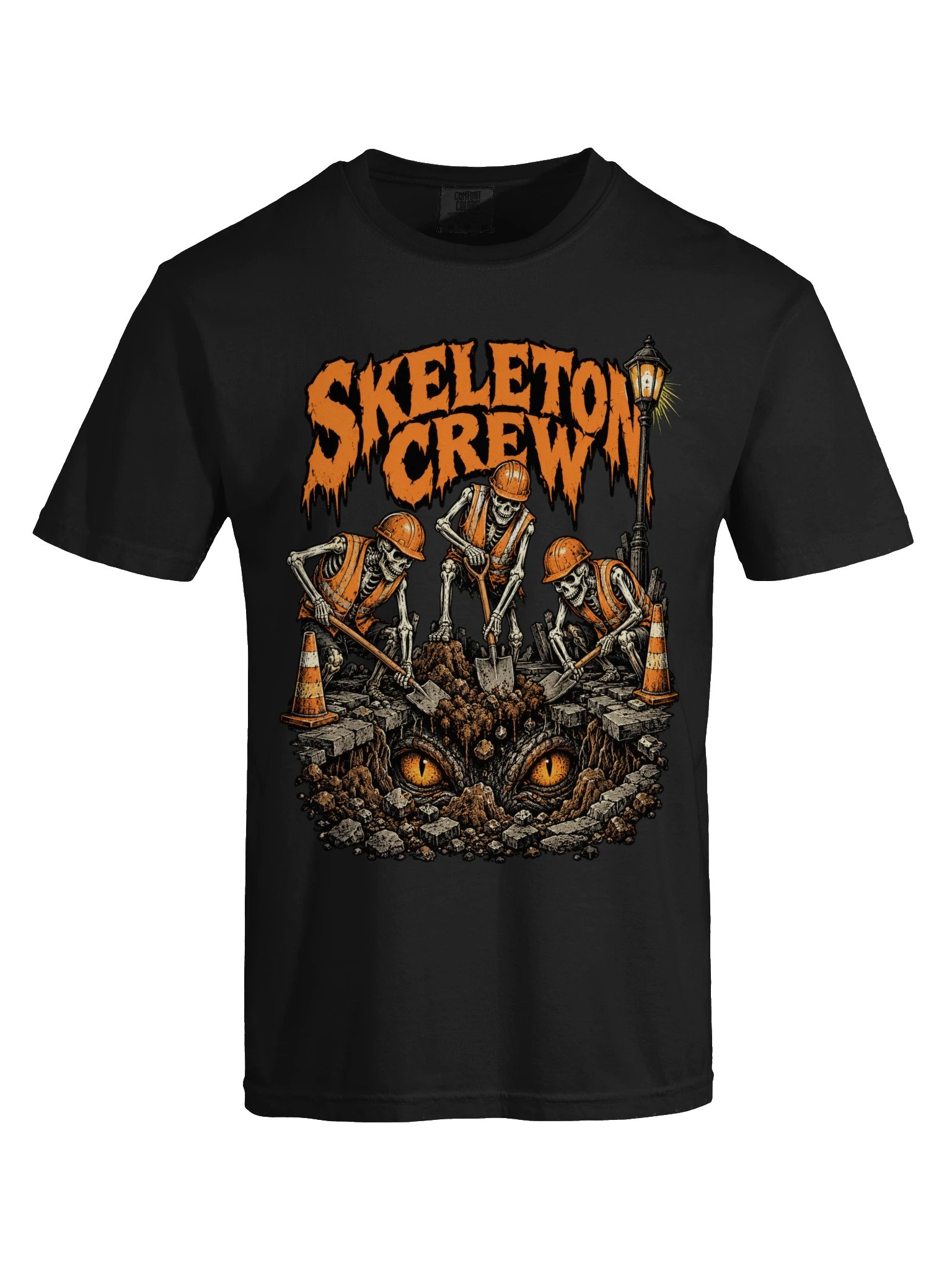 Skeleton Crew — Halloween Construction Skeleton T-Shirt product image (9)