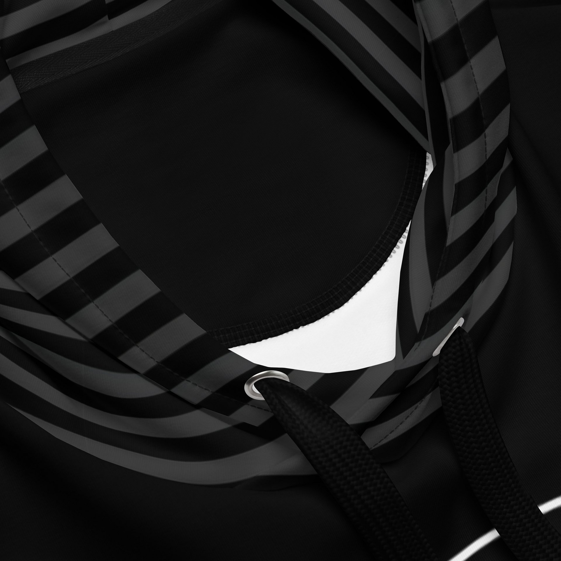 My Politics Kat Skull Striped Hoodie product image (4)