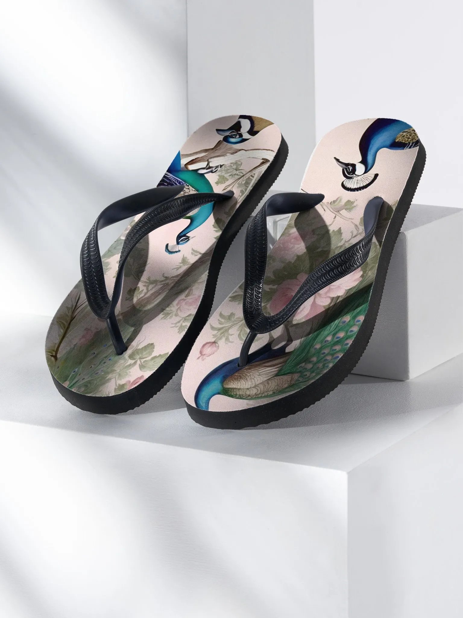 Peacock Paradise Flip-Flops product image (1)