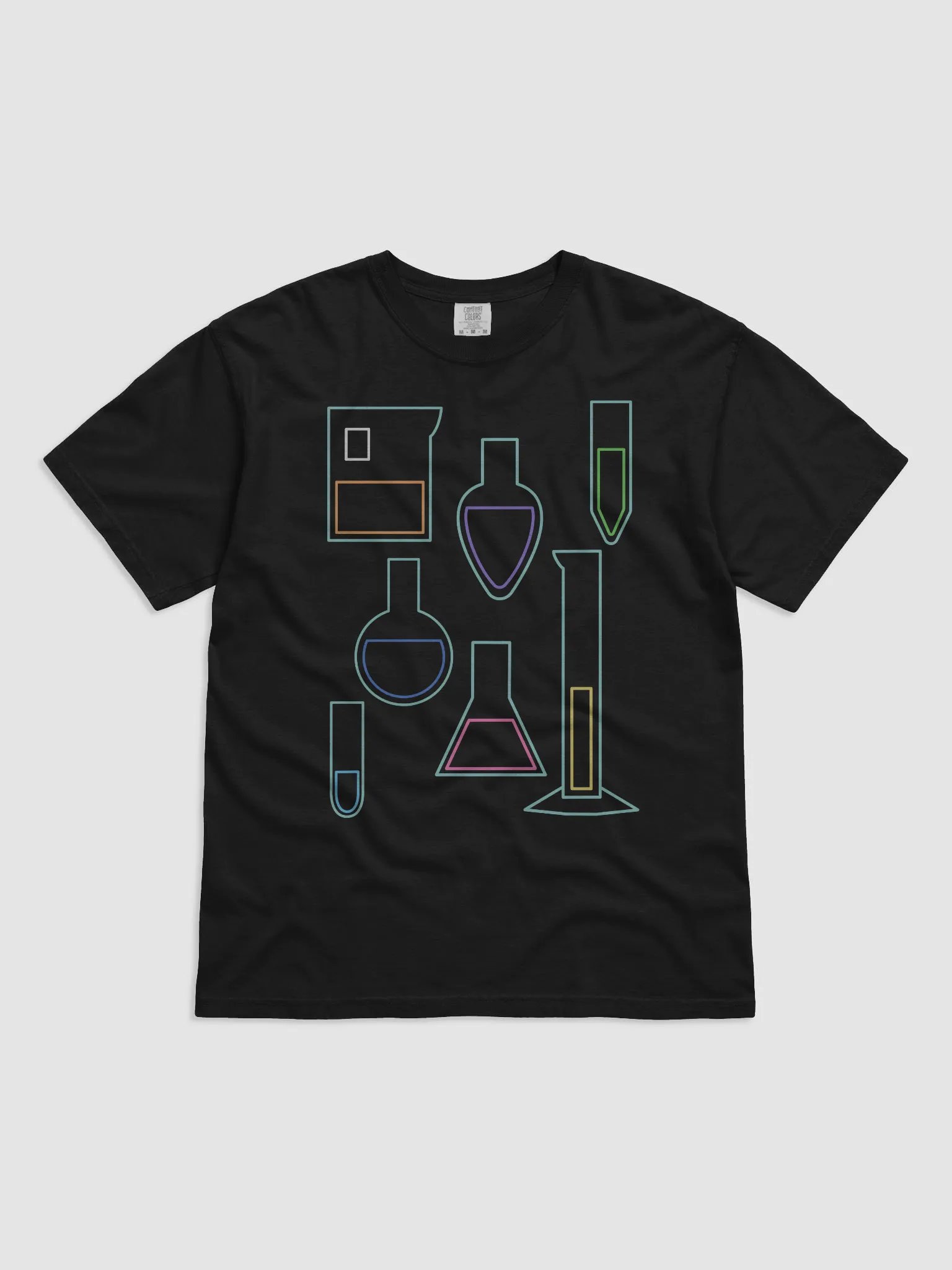 Chemistry Lab Lines T-Shirt - Comfort Colors product image (1)