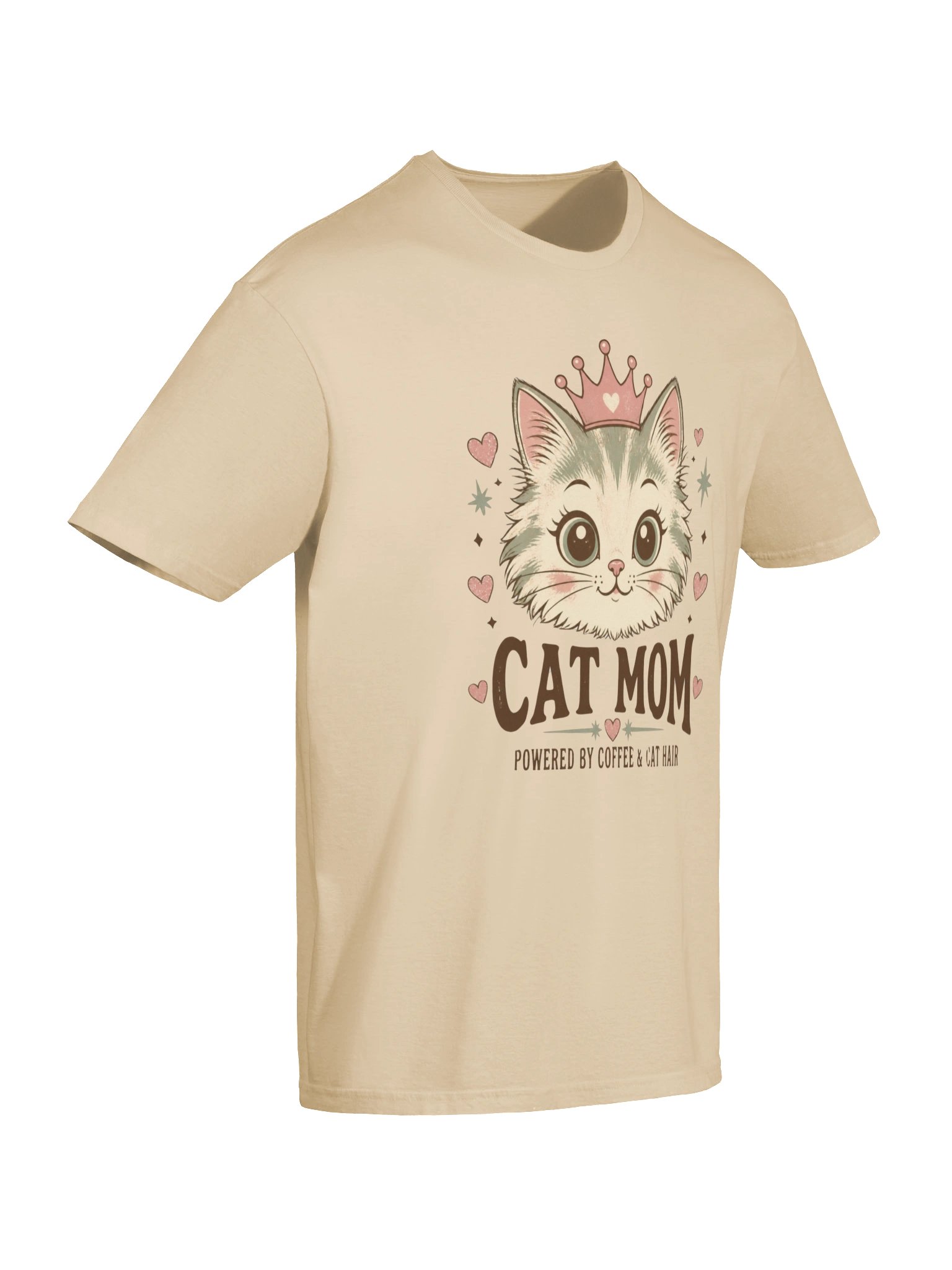 Cat Mom Shirt, Funny Cat Lover Tee, Gift For Cat Mom, Cute Cat Coffee Shirt product image (31)