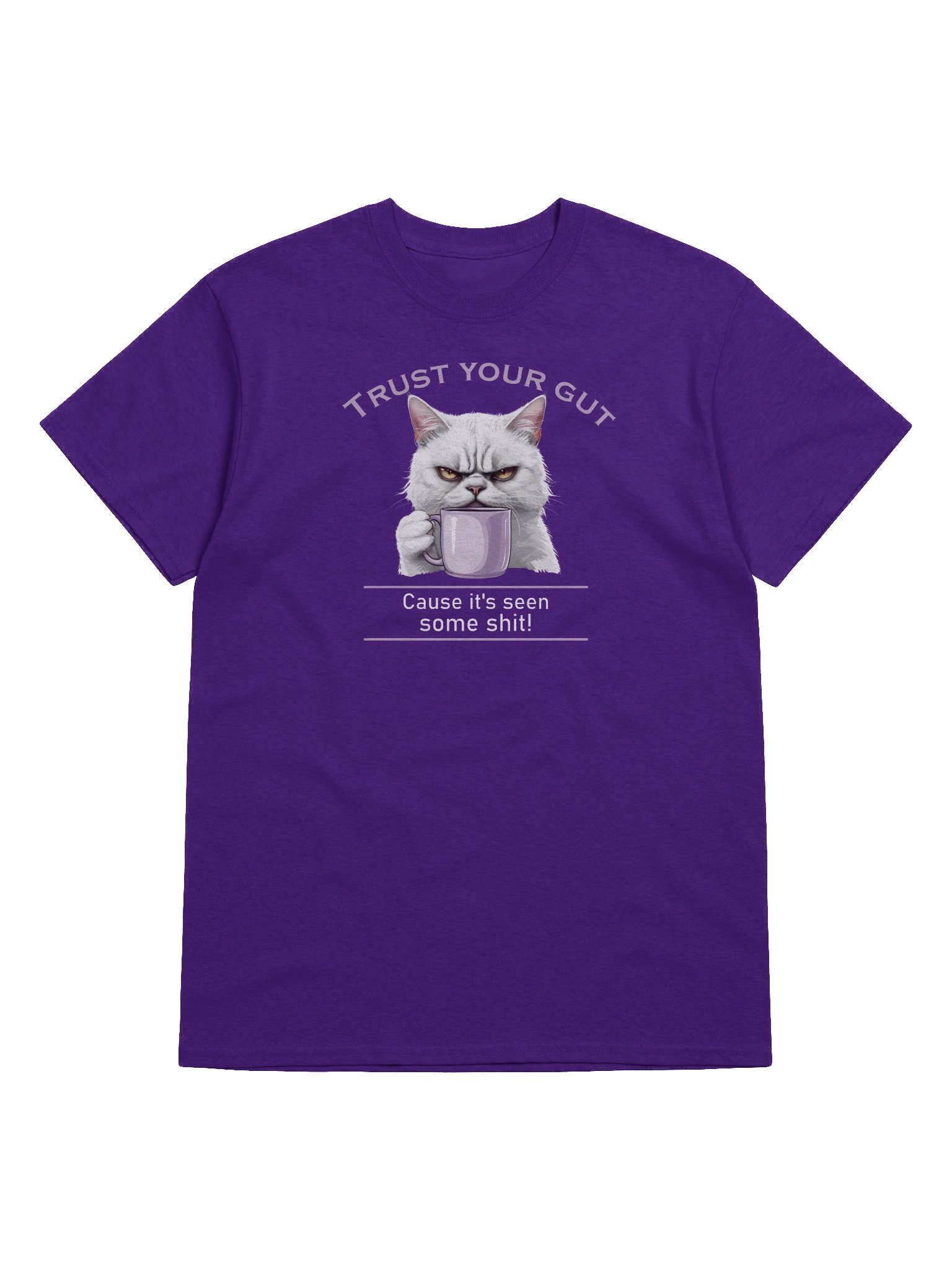 Trust Your Gut Dark Version Unisex Heavyweight Graphic T-Shirt product image (5)