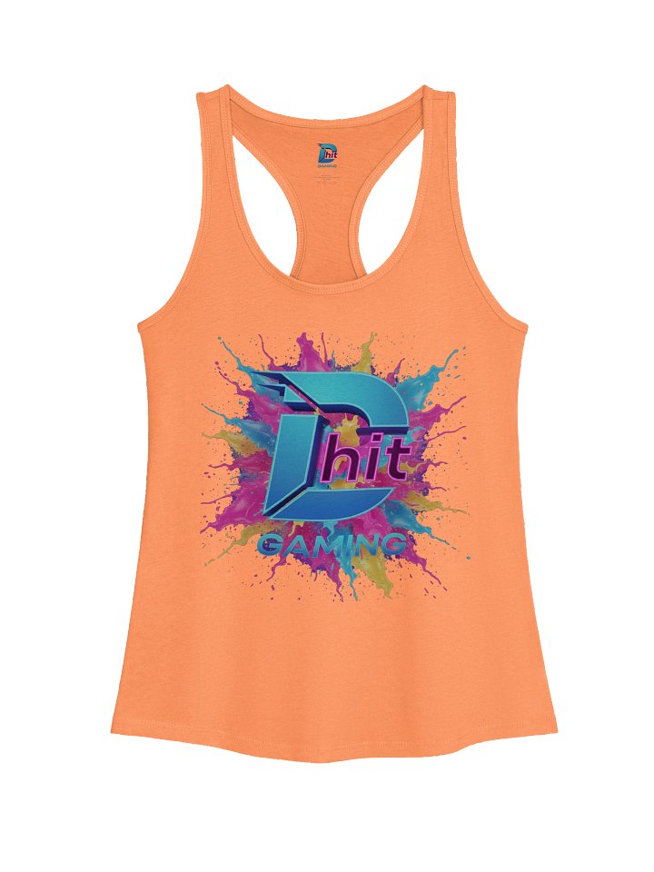 D-Hit Gaming: Splatter Burst Racerback Tank Top product image (1)