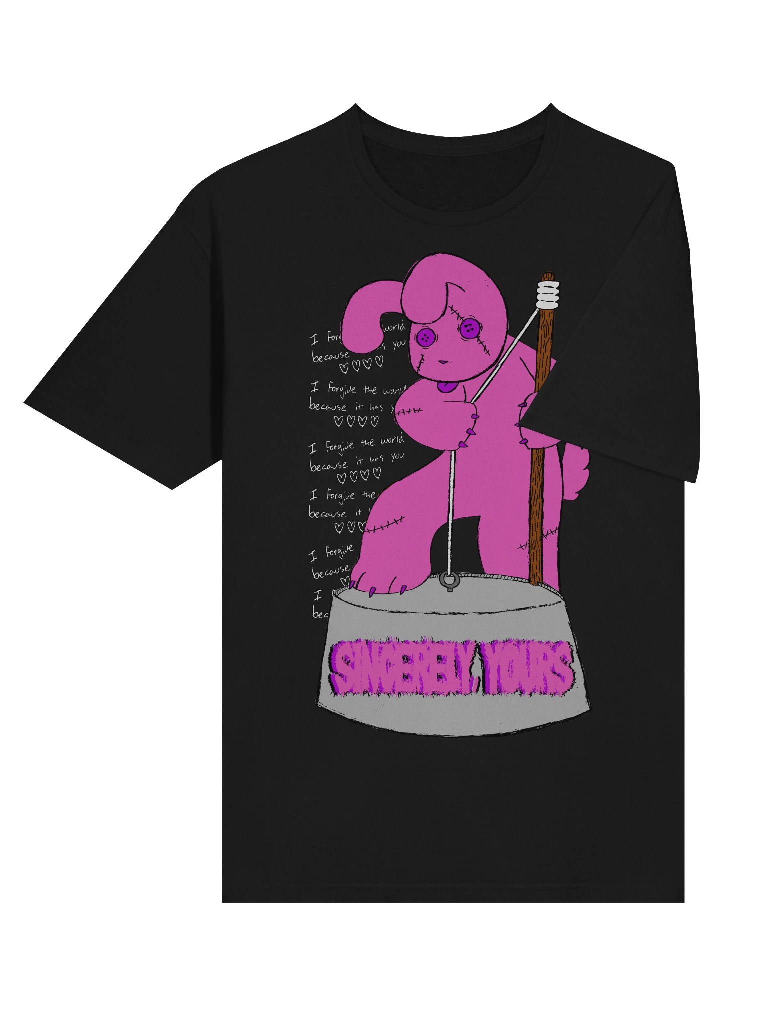 Pink Gut Bucket Bunny V-Day Shirt product image (5)
