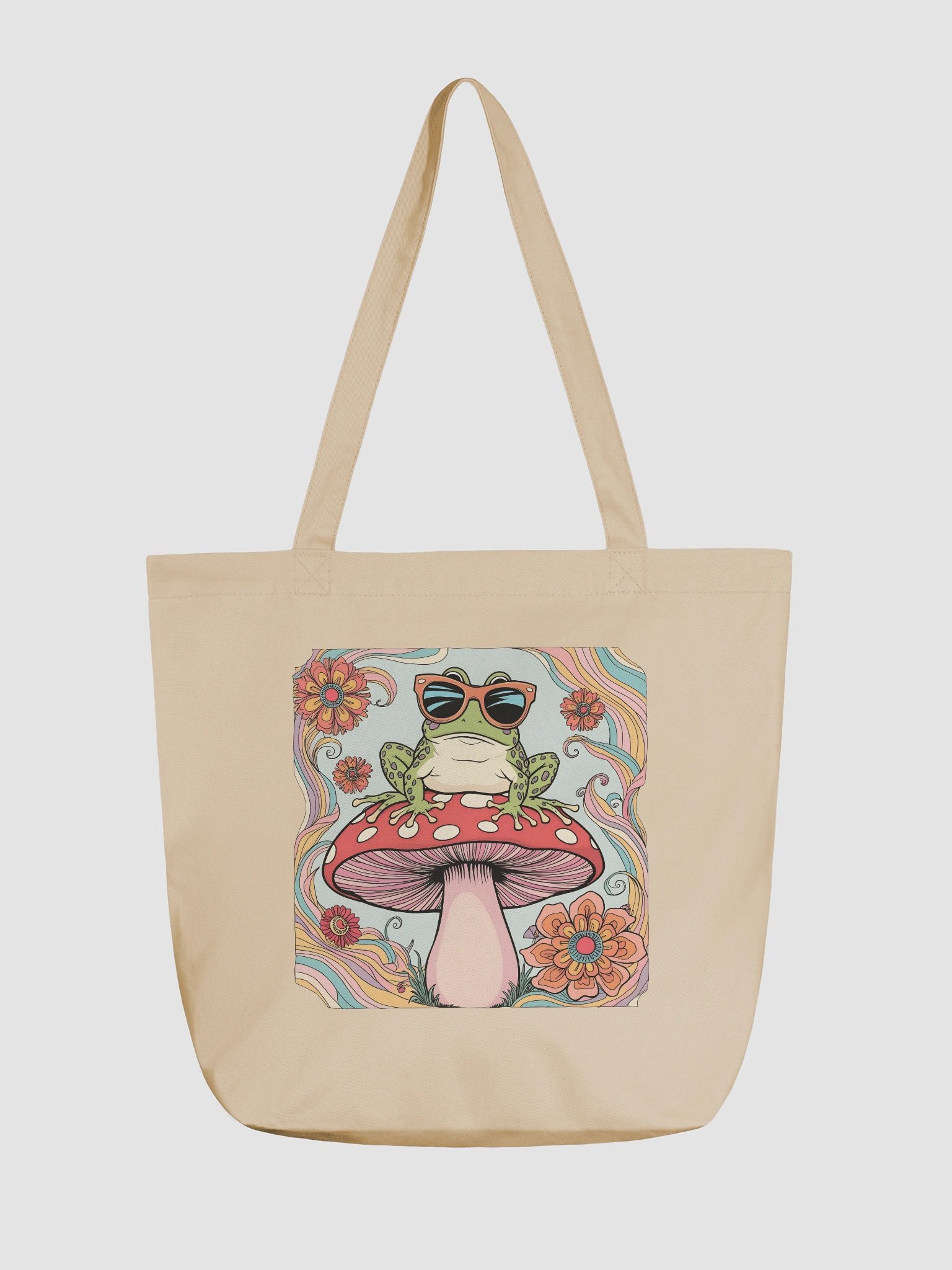 Psychedelic Frog Eco Tote product image (1)