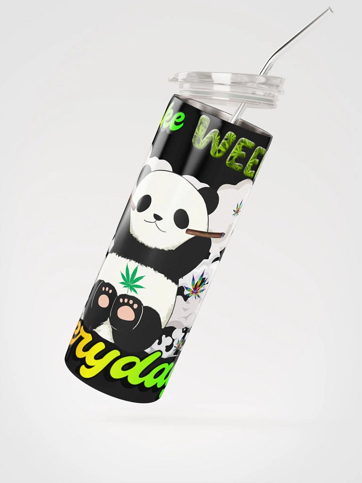 Smoke Weed Everyday Tumbler w/ Straw product image (2)