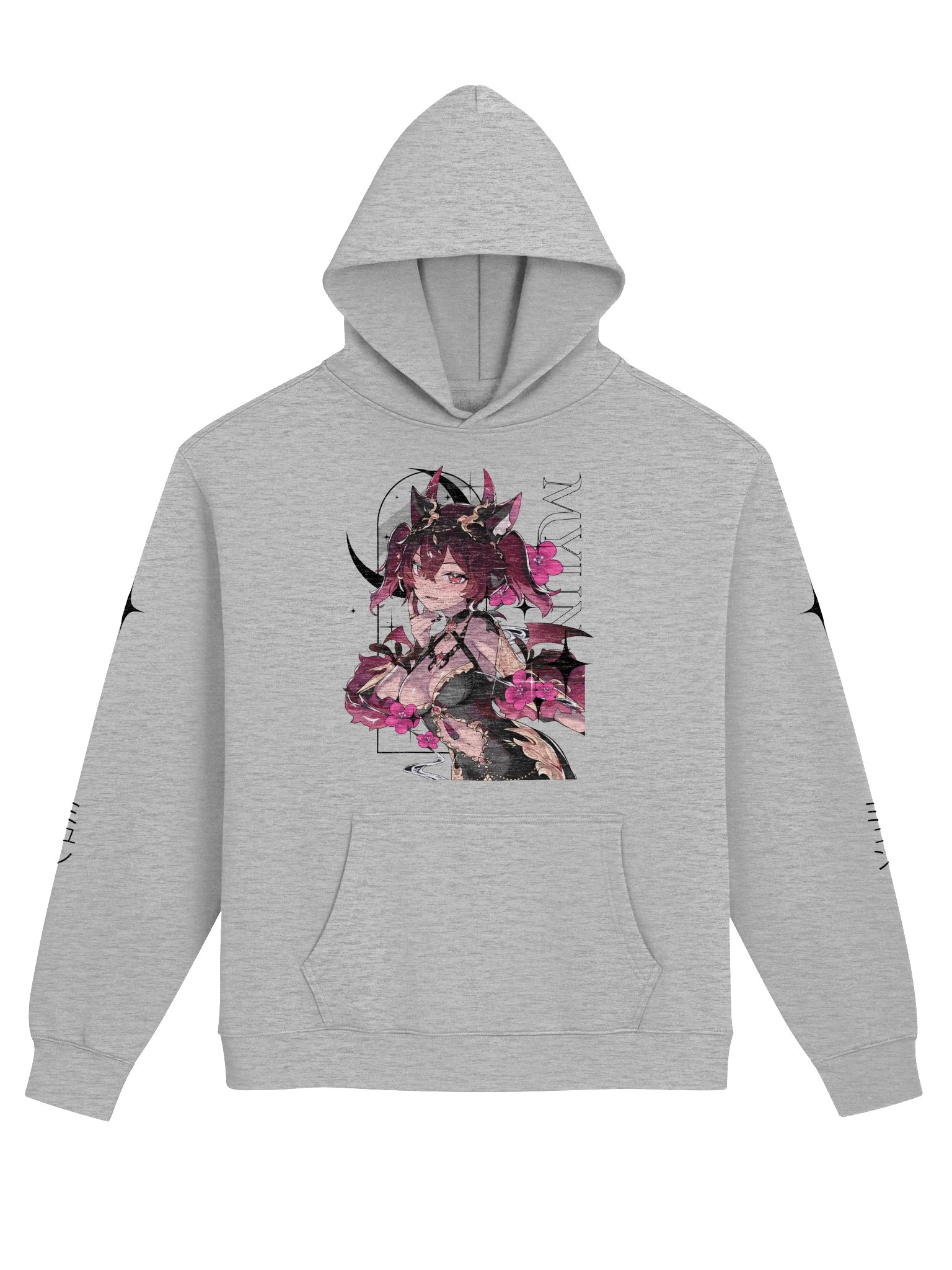 [HOODIE] MYUN – FLORAL MOON product image (1)