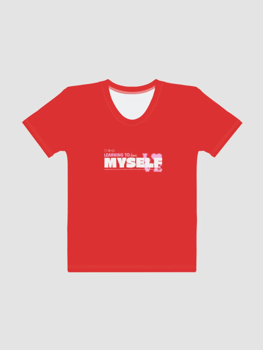 Learning To Love Myself T-Shirt - Ruby Red product image (6)